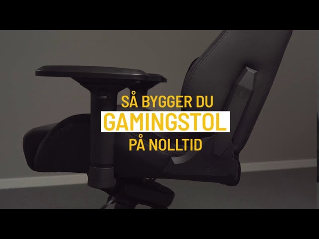 YouTube Video - Så bygger du gamingstol på nolltid