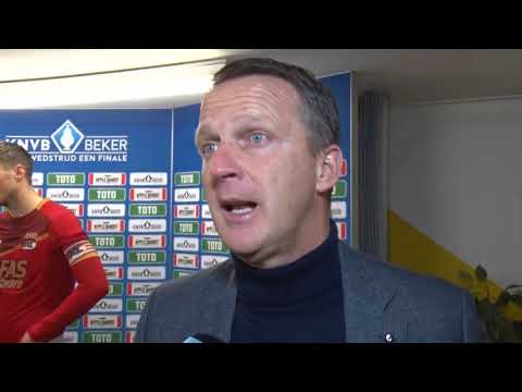 John van den Brom na Fortuna-AZ: "Ik was al ontzettend blij met de gelijkmaker"