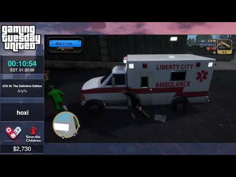 GTU2021 - GTA III: The Definitive Edition Any% by hoxi