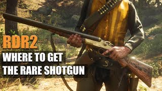 RED DEAD REDEMPTION 2 - WHERE TO GET THE RARE SHOTGUN!!
