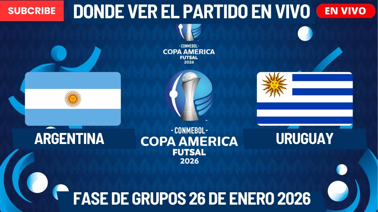 ⚽️Argentina vs Uruguay⚽️Where to Watch It LIVE|Copa América FUTSAL 2026