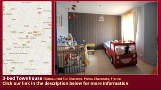 3-bed Townhouse for Sale in Châteauneuf Sur Charente, Poitou Charentes, France on frenchlife.biz