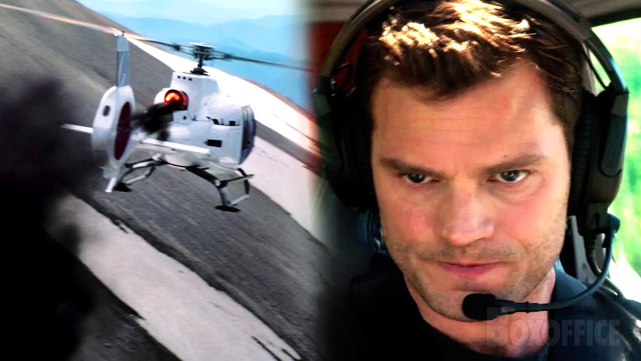 Acidente de helicóptero de Christian Grey | Cinquenta Tons Mais Escuros | Clipe