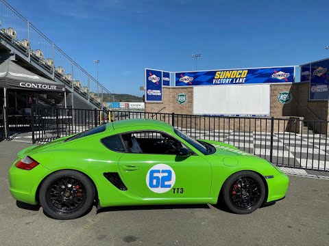 Dave and the Cayman S: One Lap at Sonoma Raceway 1:53