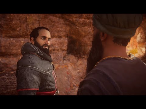 Basim overhears a conversation with Rayhan - Assassin's Creed Mirage