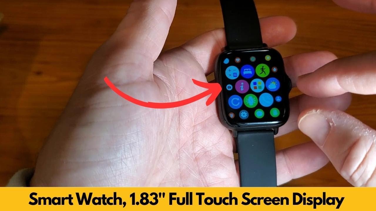 Miniatura da avaliação em vídeo de SmartWatch Ligagoes 1.83'' Full Touch