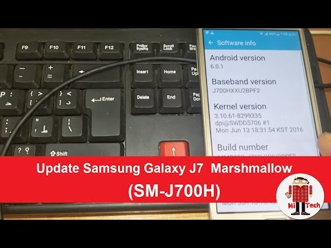 How to Update Samsung Galaxy J7 (SM-J700H) to Marshmallow Manually Video