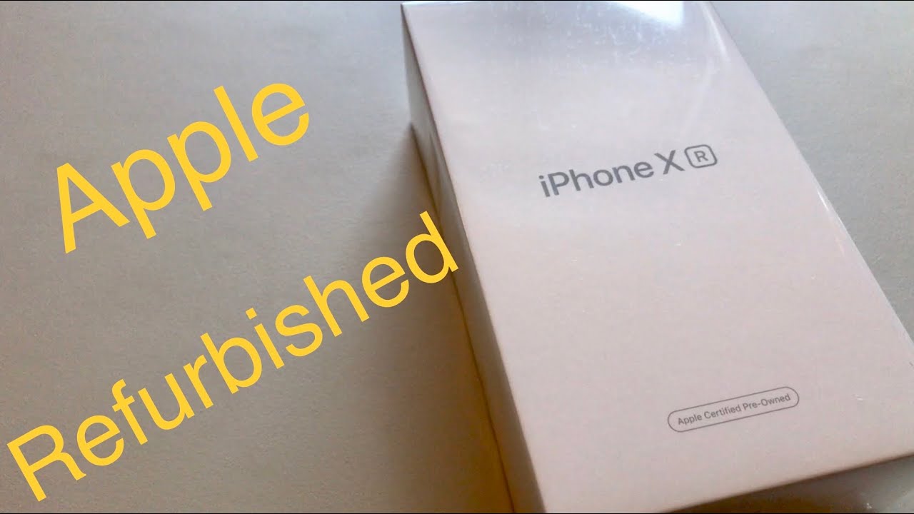 Iphone Xr Refurbished by Apple - Unboxing