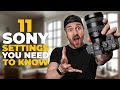 11 Massively Useful Sony Camera Settings You Didn't Know About!