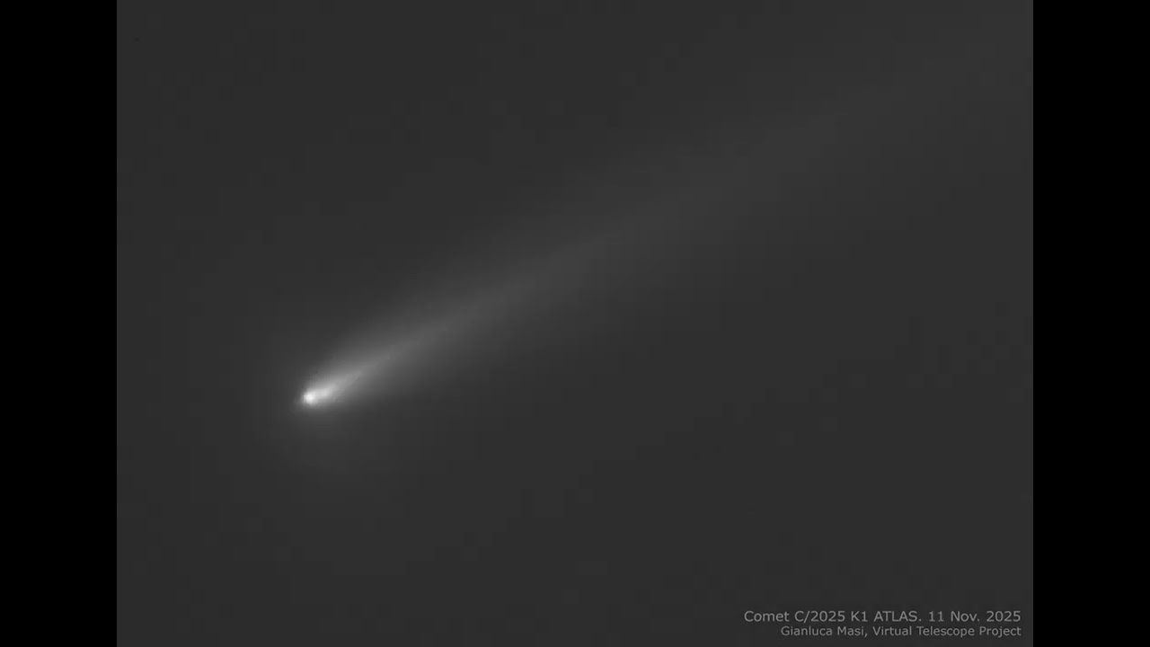 Comet C/2025K1 ATLAS fragmentation: evolution from 11 Nov. to 18 Nov. 2025