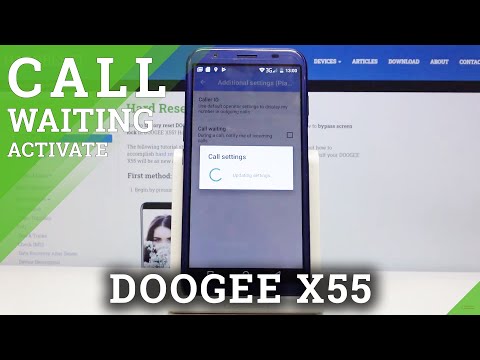 How to Activate Call Waiting in DOOGEE X55 - Call Waiting Notifications