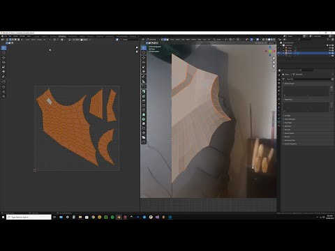 Designing Foam Pattern Templates using UV Unwrap in Blender