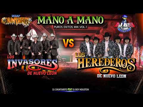 Los Herederos Vs Los invasores De Nuevo Leon - Mix Vol.1 ) Dj Boy Houston Ft  Dj Chuntarito