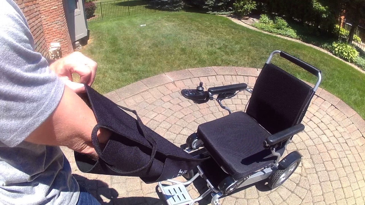 Attaching the Oxygen Tank Holder to your Eagle Folding Power Wheelchair