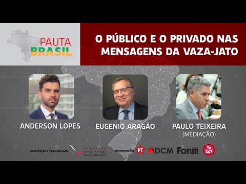 #aovivo​ | O público e o privado nas mensagens da vaza-jato | Pauta Brasil