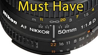 Nikon AF Nikkor 50mm f/1,8D (JAA013DA) - відео 4