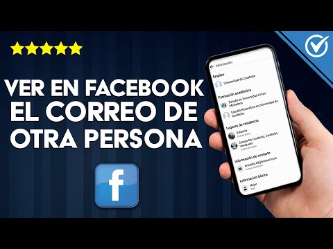 Part of a video titled Cómo Ver en Facebook el Correo Electrónico de Otra Persona
