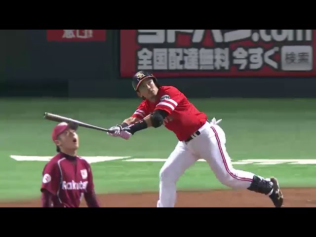 【3回裏】ホークス松田 18号同点ソロホームラン!! 2014/9/23 H-E