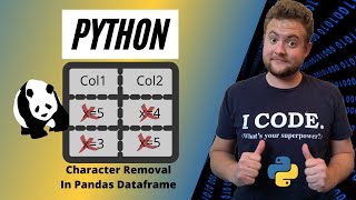 How To Remove Characters From A Pandas Dataframe In Python