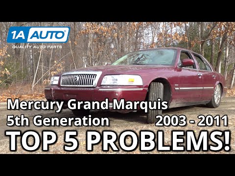 Top 5 Problems Mercury Grand Marquis 2003-2011 5th Generation