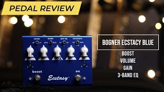 Video thumbnail for Bogner Ecstacy Blue Review (lots of talking and tones) by Guitar Lounge