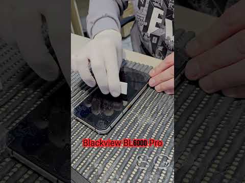 Blackview BL6000 Pro наклеювання полімеру на екран (скло на екран) #blackview #Bl6000pro