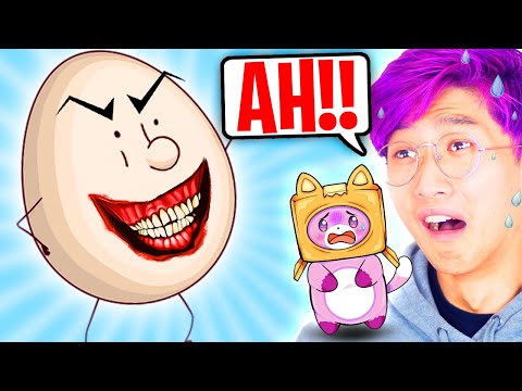Can LANKYBOX Survive ONE NIGHT AT FLUMPTY'S?! (SCARY FNAF EGG GAME!)