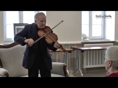 Tadeusz Grabowski 96 lat gra na mandolinie i skrzypcach