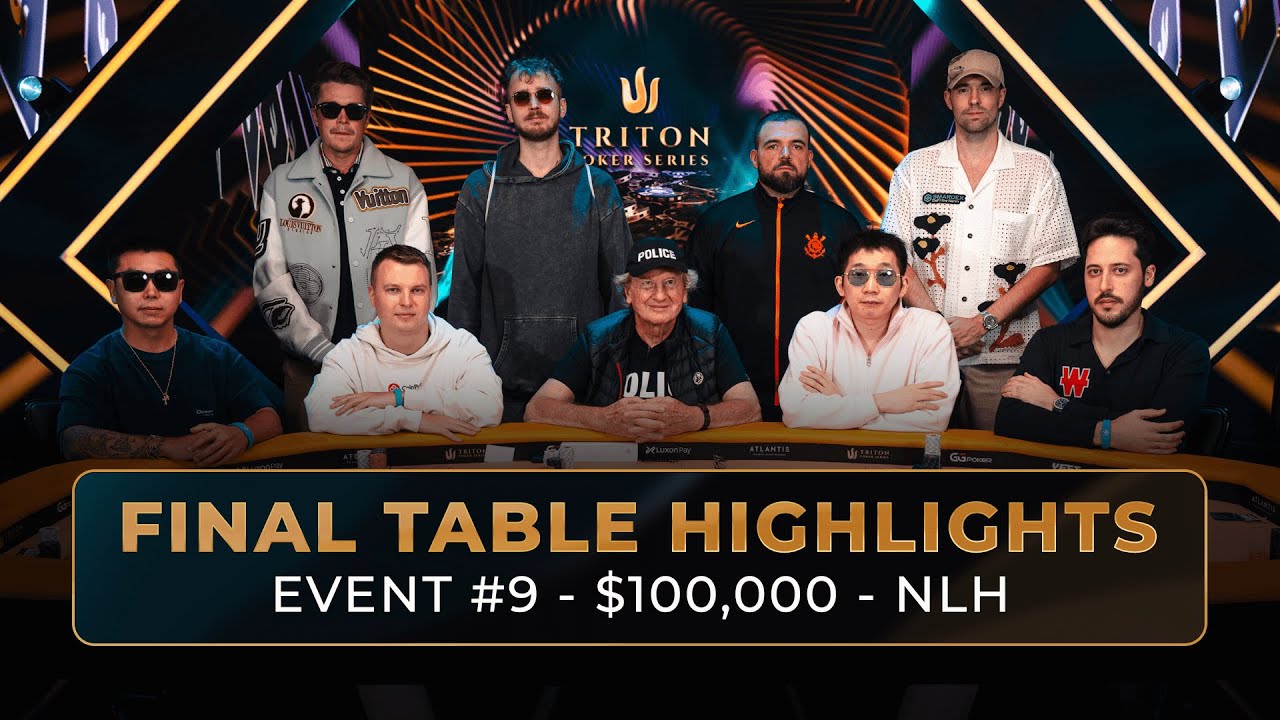 $100K NLH Main Event Final Table Highlights