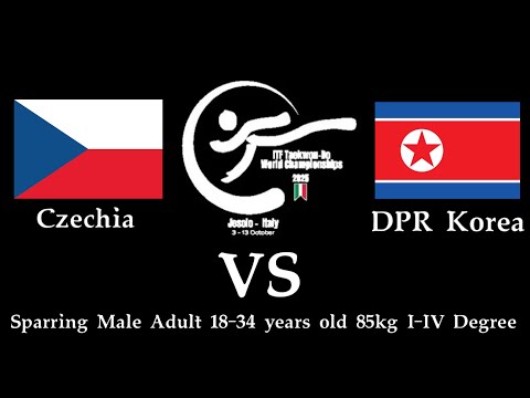 Sparring Adult 18-34 years old Male 85kg 🔴Czechia VS DPR Korea🔵 XXIII-World Championships