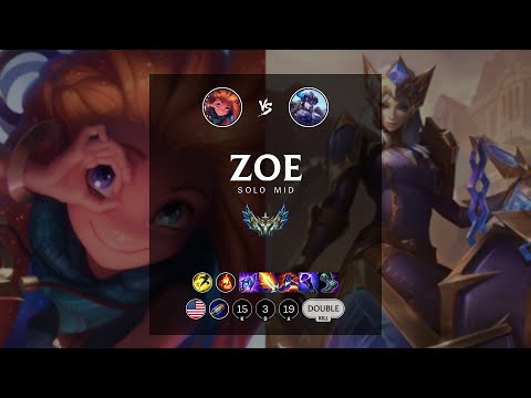 Zoe Mid vs Sejuani - NA Challenger Patch 12.7