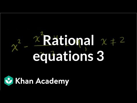 Solving Rational Equations 3