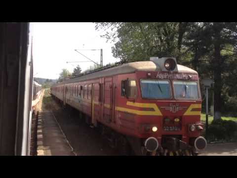 Slow Pass BDZ EMU Bulgarian Railways West of Russe