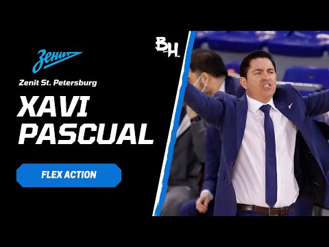 Xavi Pascual — Zenit St. Petersburg — Flex action against Olimpia Milano