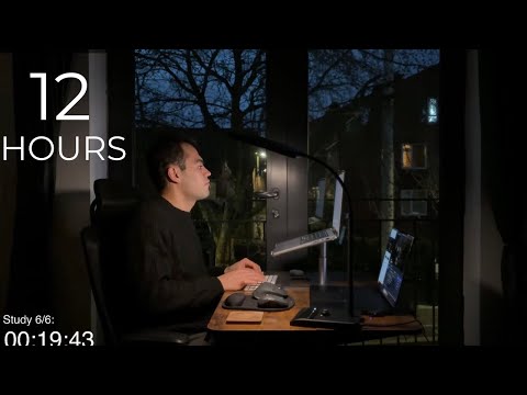12-Hour LIVE Study With Me 🎓 | Cozy UK Ambience | Custom Pomodoro Timer | Deep Work Mode