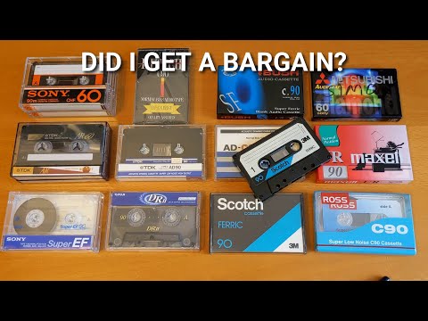 New & Used Blank Cassettes Job Lot June 2023