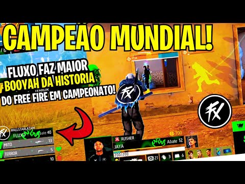 CHAMPION! FLUXO EMULATOR WINS TITLE AFTER A BOOYAHS OF 42 KILLINGS! FLUXO WORLD CHAMPION!