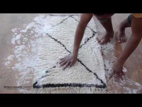 YouTube video about: How to clean a beni ourain rug?