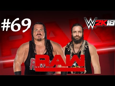 WWE 2K18 || Rhyno vs  Elias || WWE Raw 2018