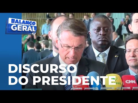Jair Bolsonaro faz discurso após eleições