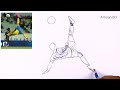 Cristiano Ronaldo Bicycle Kick Realistic Drawing, Al Nassr #cr7