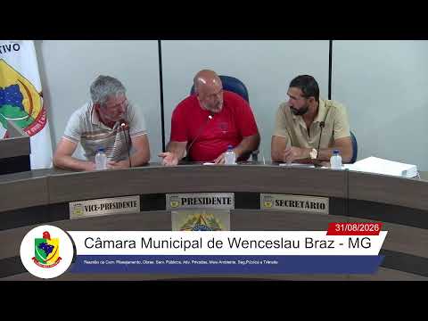 Com. Planej. , Obras, Serv. Púb., Ativ. Priv., Meio Amb., Seg. Púb. e Trânsito do dia 31-08-2026
