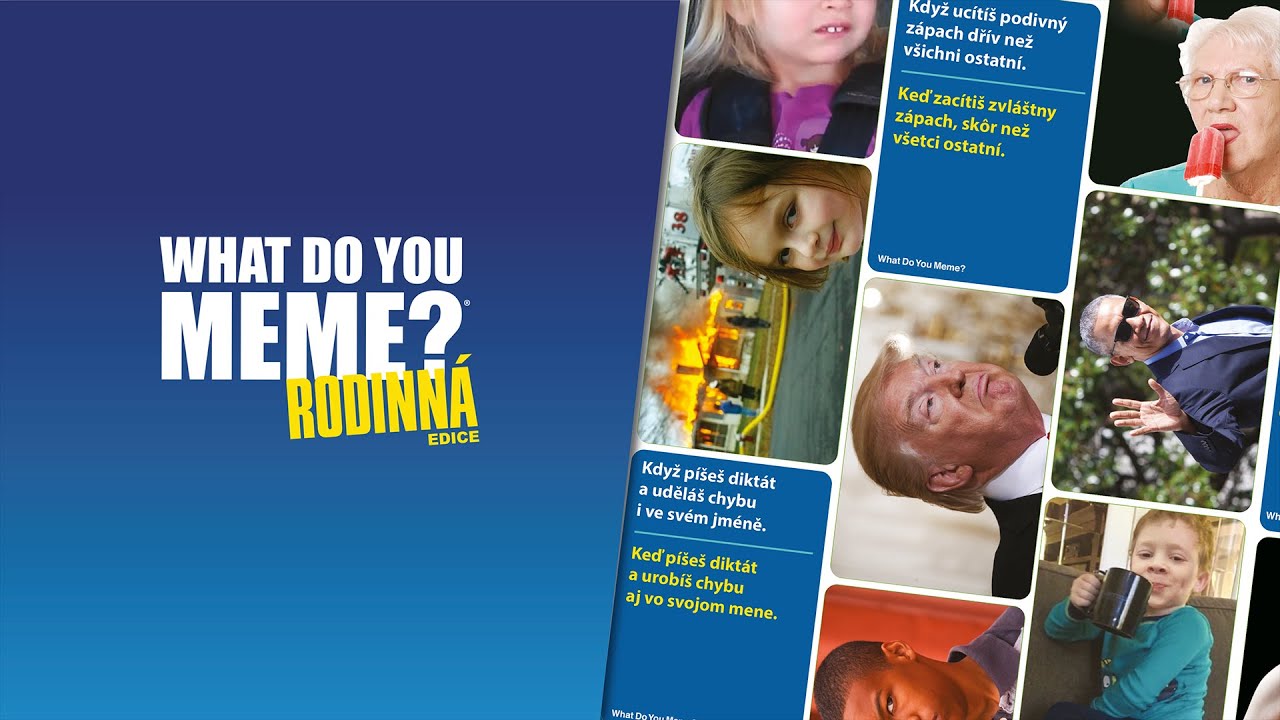 Predstavujeme Vám hru What Do You Meme - Rodinná edícia