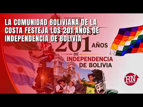 La comunidad boliviana de La Costa festeja los 201 años de independencia de Bolivia