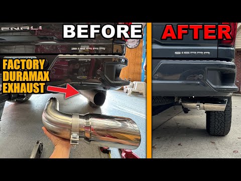 L5P Exhaust Tip That Won't Melt Your Trailer! PPE 2017-2024 GM 6.6L Duramax 304 Stainless Steel