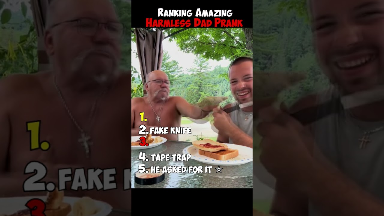 Ranking Amazing Harmless Dad Prank!💀