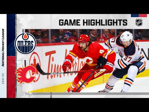 Oilers @ Flames 3/7 | NHL Highlights 2022