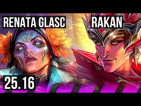 RENATA GLASC & Syndra vs RAKAN & Hwei (SUP) | NA Master | 25.16