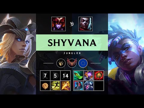 Shyvana Jungle vs Ekko - EUW Grandmaster Patch 25.12