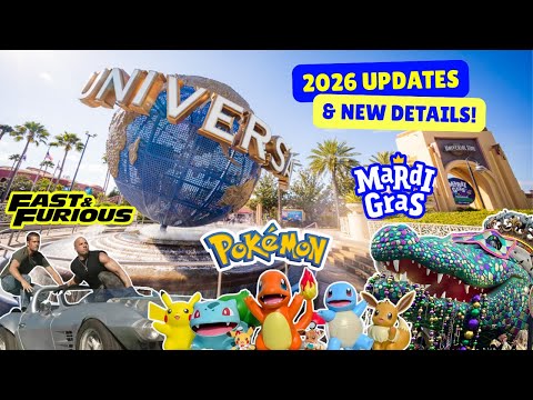 MAJOR Universal Orlando UPDATE! | NEW Hollywood Drift & Pokémon DETAILS & Mardi Gras WORST Year Yet?